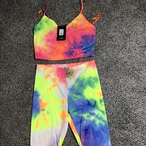 Woman’s biker short set